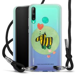 New Carry Case Transparent Stoff schwarz/silber