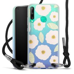 New Carry Case Transparent Stoff schwarz/silber