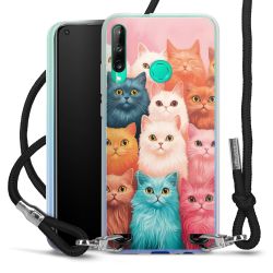 New Carry Case Transparent Stoff schwarz/silber