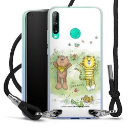 New Carry Case Transparent Stoff schwarz/silber