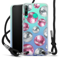 New Carry Case Transparent Stoff schwarz/silber