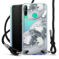 New Carry Case Transparent Stoff schwarz/silber