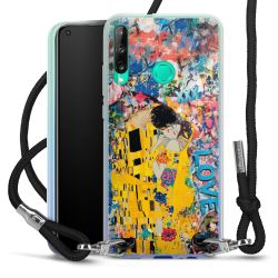 New Carry Case Transparent Stoff schwarz/silber