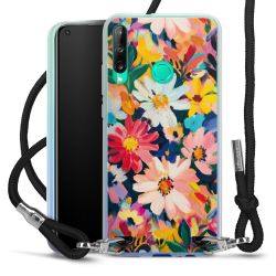 New Carry Case Transparent Stoff schwarz/silber