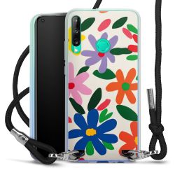 New Carry Case Transparent Stoff schwarz/silber