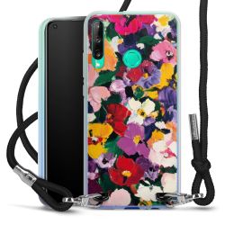 New Carry Case Transparent Stoff schwarz/silber