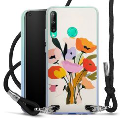 New Carry Case Transparent Stoff schwarz/silber