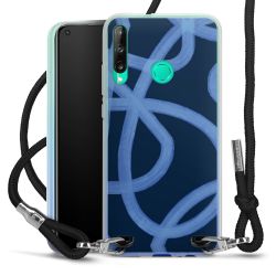 New Carry Case Transparent Stoff schwarz/silber