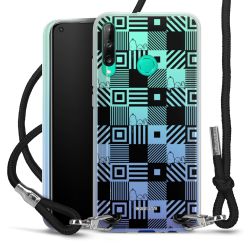 New Carry Case Transparent Stoff schwarz/silber