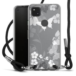 Carry Case Transparent Fabric black/silver