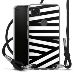 Carry Case Transparent Fabric black/silver