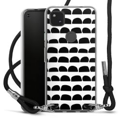 Carry Case Transparent Fabric black/silver