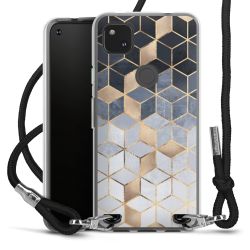 Carry Case Transparent Fabric black/silver