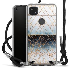 Carry Case Transparent Fabric black/silver