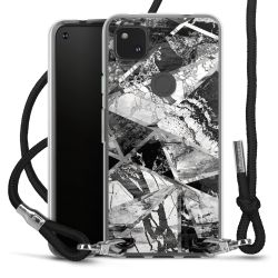 Carry Case Transparent Fabric black/silver