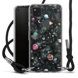 Carry Case Transparent Fabric black/silver