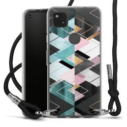 Carry Case Transparent Fabric black/silver