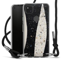 Carry Case Transparent Fabric black/silver