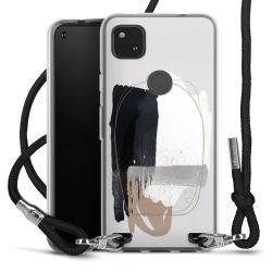 Carry Case Transparent Fabric black/silver