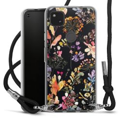 Carry Case Transparent Fabric black/silver