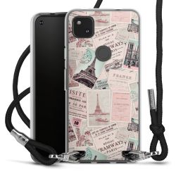 Carry Case Transparent Fabric black/silver