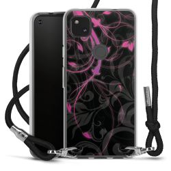 Carry Case Transparent Fabric black/silver