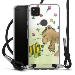 New Carry Case Transparent Stoff schwarz/silber