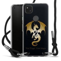 New Carry Case Transparent Stoff schwarz/silber