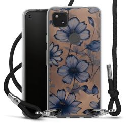 New Carry Case Transparent Stoff schwarz/silber