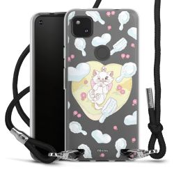 New Carry Case Transparent Stoff schwarz/silber