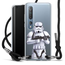 New Carry Case Transparent Stoff schwarz/silber