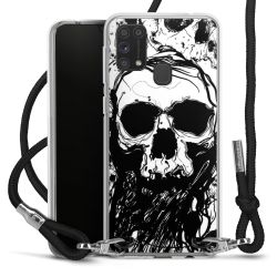 Carry Case Transparent Fabric black/silver