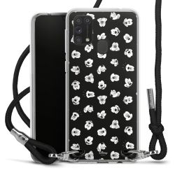 Carry Case Transparent Fabric black/silver