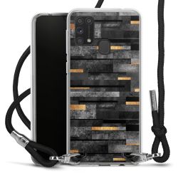 Carry Case Transparent Fabric black/silver