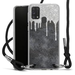 Carry Case Transparent Fabric black/silver