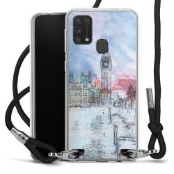 Carry Case Transparent Fabric black/silver