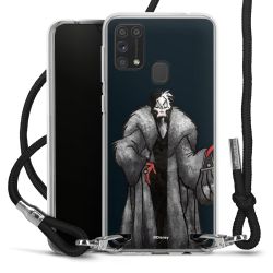 New Carry Case Transparent Stoff schwarz/silber