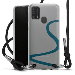 New Carry Case Transparent Stoff schwarz/silber