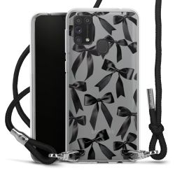 New Carry Case Transparent Stoff schwarz/silber