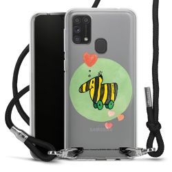 New Carry Case Transparent Stoff schwarz/silber