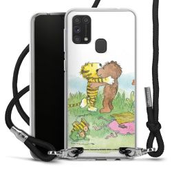 New Carry Case Transparent Stoff schwarz/silber