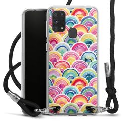 New Carry Case Transparent Stoff schwarz/silber