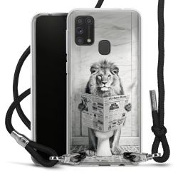 New Carry Case Transparent Stoff schwarz/silber