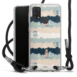 New Carry Case Transparent Stoff schwarz/silber