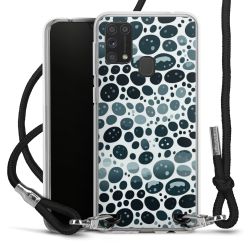 New Carry Case Transparent Stoff schwarz/silber