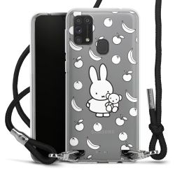 New Carry Case Transparent Stoff schwarz/silber