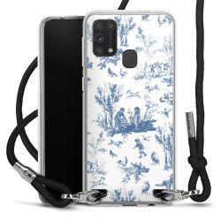 New Carry Case Transparent Stoff schwarz/silber