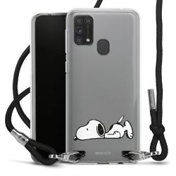 New Carry Case Transparent Stoff schwarz/silber