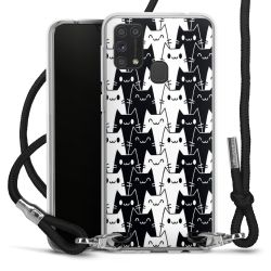 Carry Case Stoff schwarz/silber