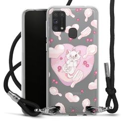 New Carry Case Transparent Stoff schwarz/silber